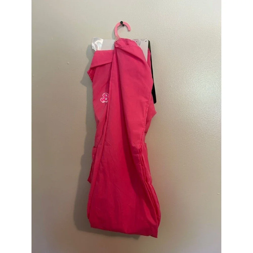 NWT Barbie The Movie Pink Power Jumpsuit Halloween Costume Girl’s SZ XL (14/16),